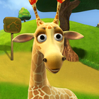 Giraffe de fala ícone