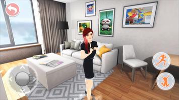 Talking Office Girl syot layar 2