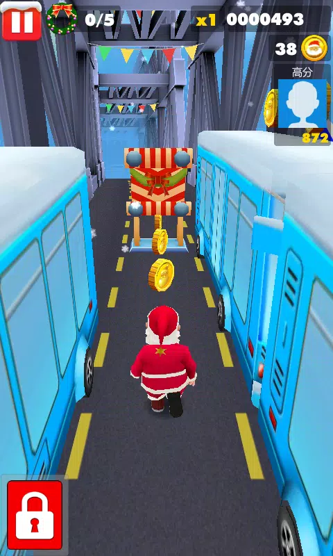 Xmas Santa Surfer Running Game APK for Android Download