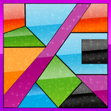 Curved King Tangram : Shape Puzzle Master Game आइकन