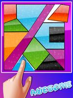 Curved King Tangram : Shape Puzzle Master Game captura de pantalla 1