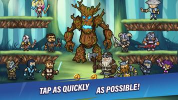 Taptic Heroes－Idle RPG clicker स्क्रीनशॉट 1