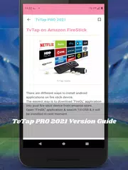 TvTap PRO 2021 Version Guide APK download