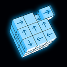 Tap to Unblock 3d Cube Away Zeichen