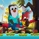 penguin adventure game