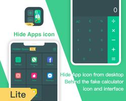 Hide Apps Icon Lite: Hide apps for free ポスター