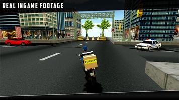 City Courier Delivery Rider capture d'écran 2