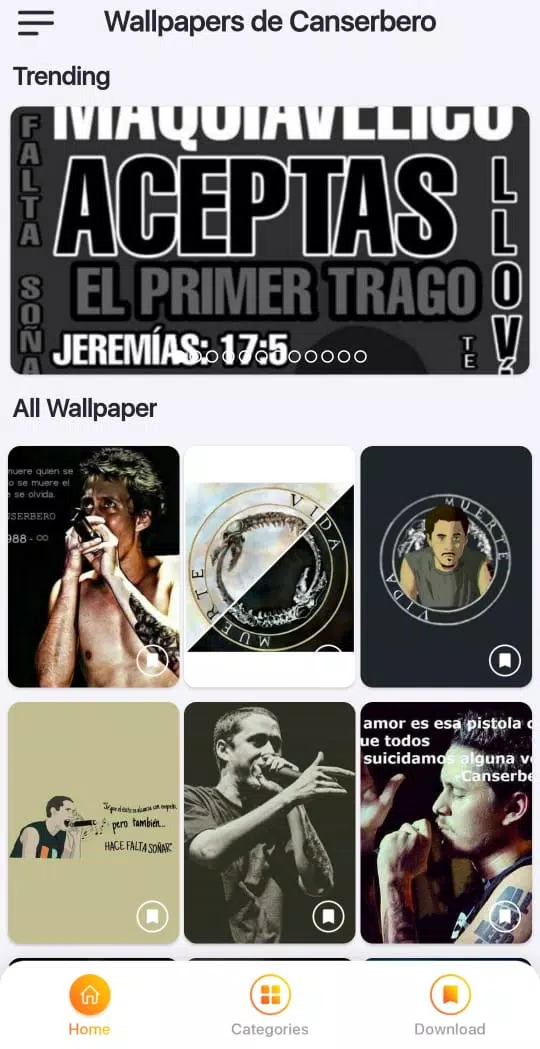 Wallpapers de Canserbero APK للاندرويد تنزيل Wallpapers de Canserbero APK للاندرويد تنزيل