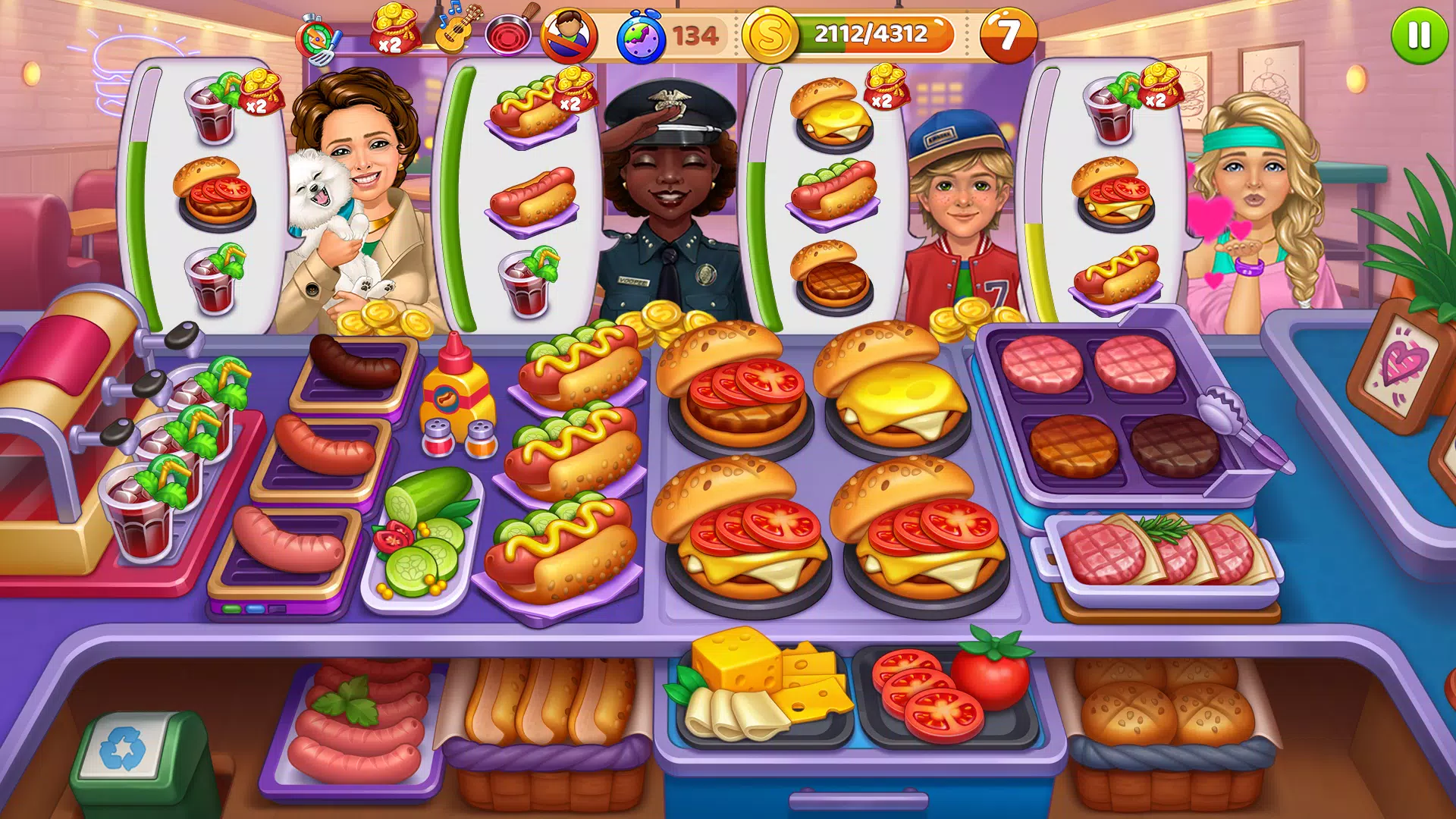 Tasty World: Cafe diner dash Game for Android - Download