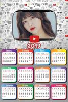 Calendar Photo Editor 2019 capture d'écran 1