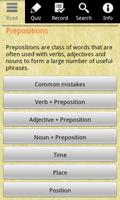 English Grammar - Preposition Affiche