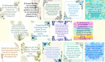 Versets Bibliques Affiche