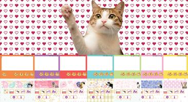 Cat Sticky Memo Notepad الملصق