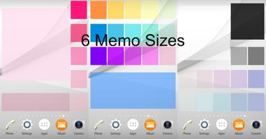 Sticky Memo Notepad *Colors* Plakat