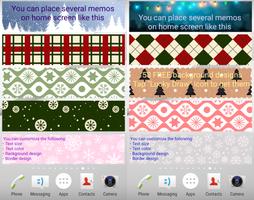 Sticky Memo Notepad Christmas screenshot 2