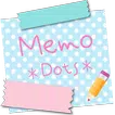 Sticky Memo Notepad *Dots*