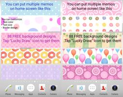 Sticky Memo Notepad *Dots* Screenshot 2