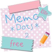 Sticky Memo Notepad *Dots* 2 Free (Lite) icon