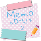 Sticky Memo Notepad *Dots* 2-icoon
