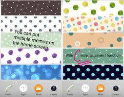 Sticky Memo Notepad *Dots* 4 screenshot 2