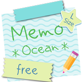 Sticky Memo Notepad *Ocean* Free (Lite) icon