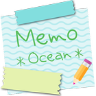 Sticky Memo Notepad *Ocean* أيقونة