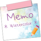 Sticky Memo *Watercolor* Zeichen