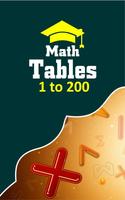 Math Table Poster