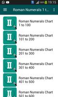 Roman Numerals 1 to 1000 capture d'écran 1