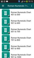 Roman Numerals 1 to 1000 capture d'écran 2
