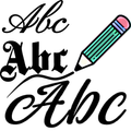 ✒️ Free Fonts - outline fonts - write calligraphy