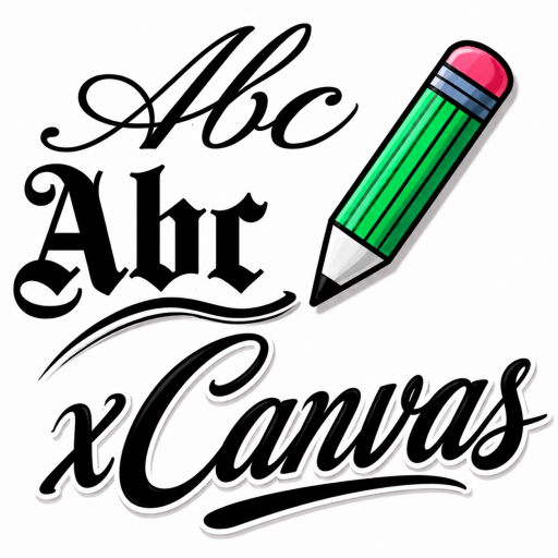 xCanvas — Tattoo Font Designer
