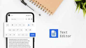 Text Editor Cartaz