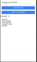 Image To Text OCR تصوير الشاشة 1