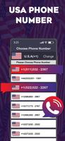 Numéro de téléphone USA Affiche