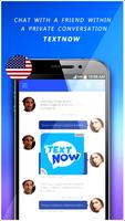 Free TextNow - call free US Number Tips پوسٹر