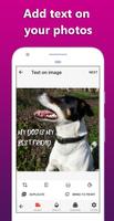 Bildtext - Write on photos, te Screenshot 4