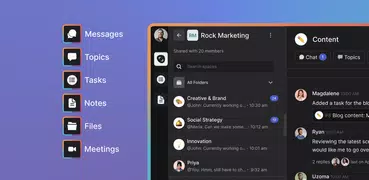 Rock: Messaging + Tasks