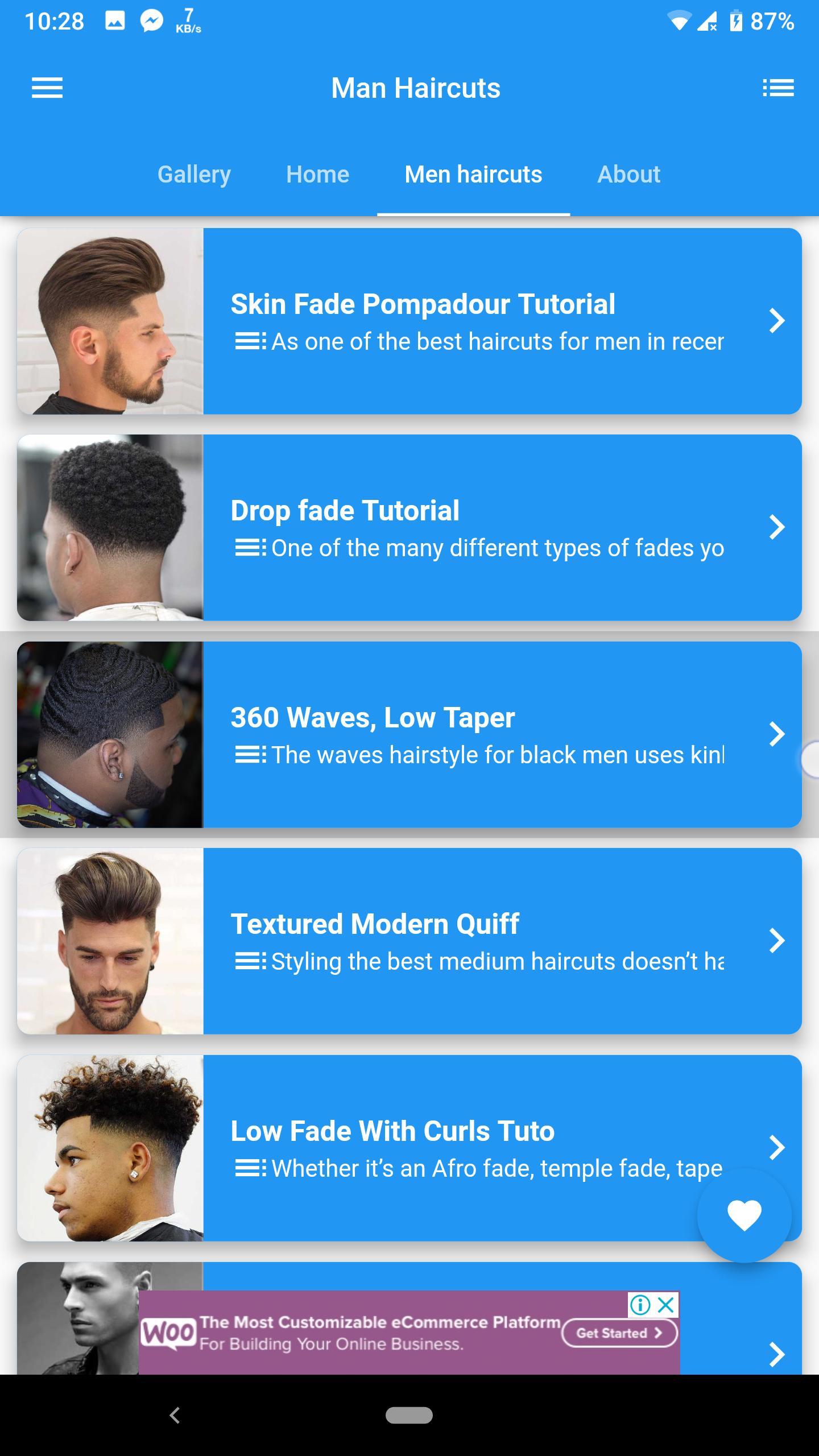 Man haircuts step by step video tutorials APK pour Android Télécharger Man haircuts step by step video tutorials APK pour Android Télécharger