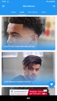Men haircuts step by step poster
