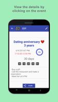 Days counter (countdown timer) تصوير الشاشة 2