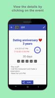 Days counter (countdown timer) স্ক্রিনশট 2