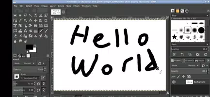 GIMP plakat