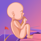 Pregnant Family Run 3D أيقونة