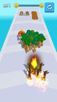 Saving Forest Runner 3D  - Trees Crowd Fun Race 🌳 تصوير الشاشة 3