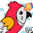 Coloring by numbers for kids icon