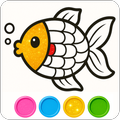 Fish Coloring for Kids Games