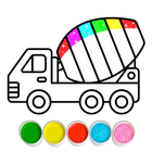 Mixer Truck Coloring for Kids 圖標