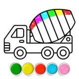 APK Mixer Truck Coloring for Kids