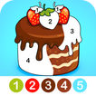 Food color by number for kids